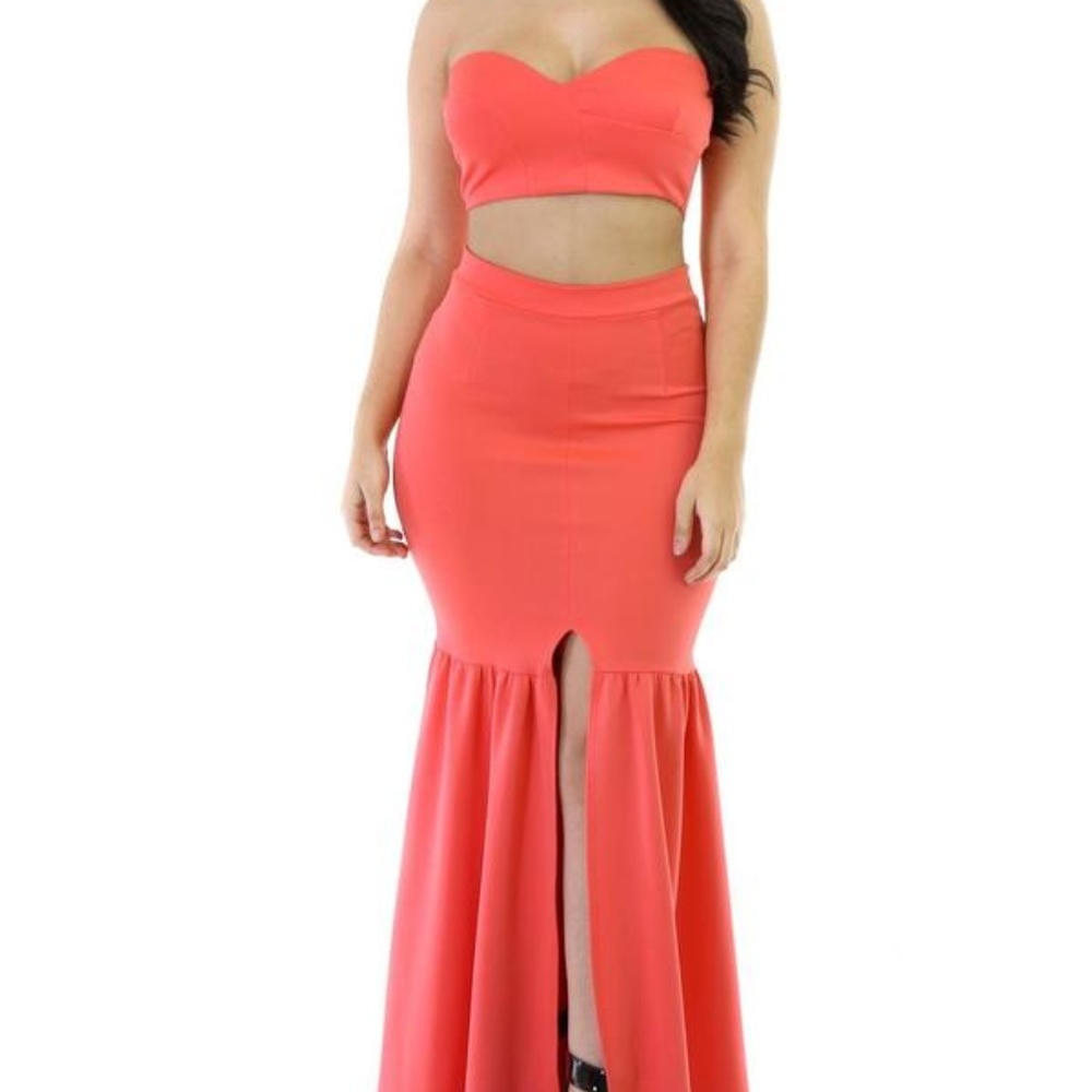 Two Piece Water Girl Maxi Set